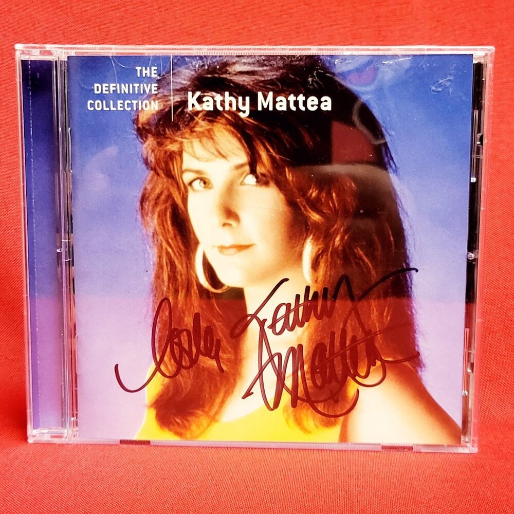Kathy Mattea The Definitive Collection Signed Audio CD 2006